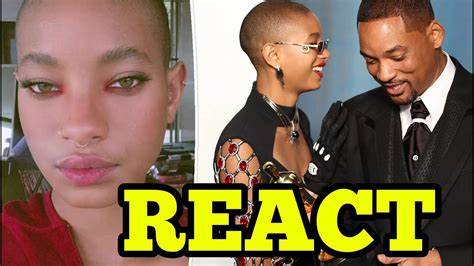 Willow Smith Reacts Oscars Lied On Will Smith Chris Rock Breaks His Silence Youtube
