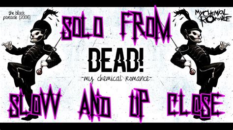 My Chemical Romance Dead Solo Lesson Youtube
