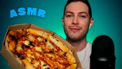 Asmr Saboreando Deliciosa Pizza Margherita 🍕 Youtube