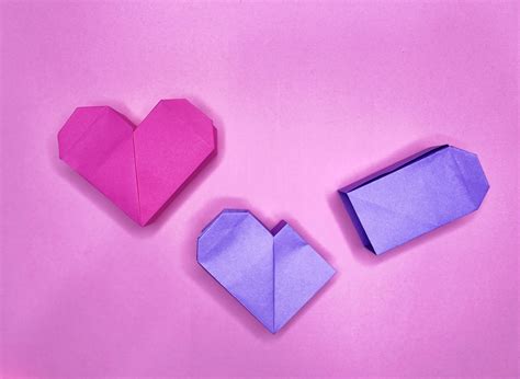 Origami Heart Box Rpapercraft