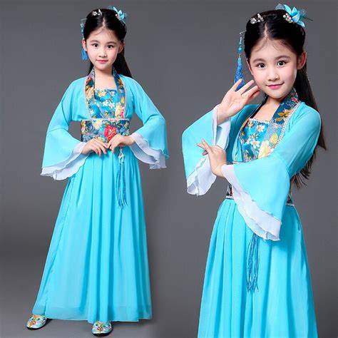 Hanfu Traje Tradicional Chinês Antigo Meninas Palco Dança Desempenho Vestido Mulher Folclórica