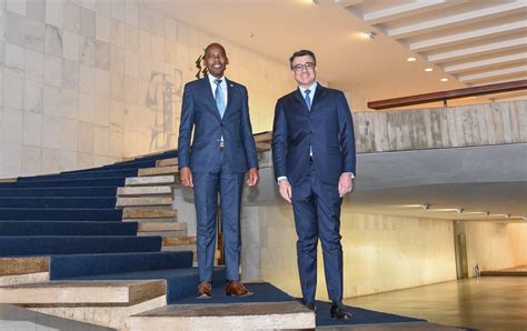 botswana s minister of foreign affairs visits brazil