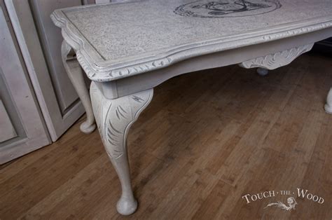 Rustic, shabby chic, small heart design pallet wood side table, coffee table. Shabby Chic Coffee Table no. 04 - Touch the Wood