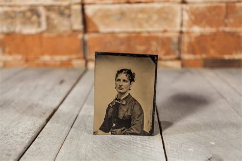 antique tintype photography woman photo tintype photograph photo props