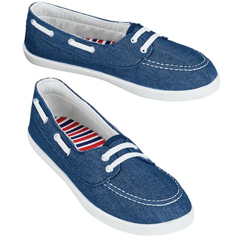 Casual Canvas Slip On Sneakers With Stretch Laces Collections Etc