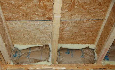 Insulation In Basement Ceiling Insulating And Soundproofing Around Pot