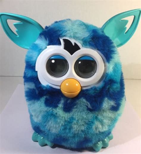 Furby Boom Hasbro 2013 New Generation Blue Wave Virtual Response Toy Ebay