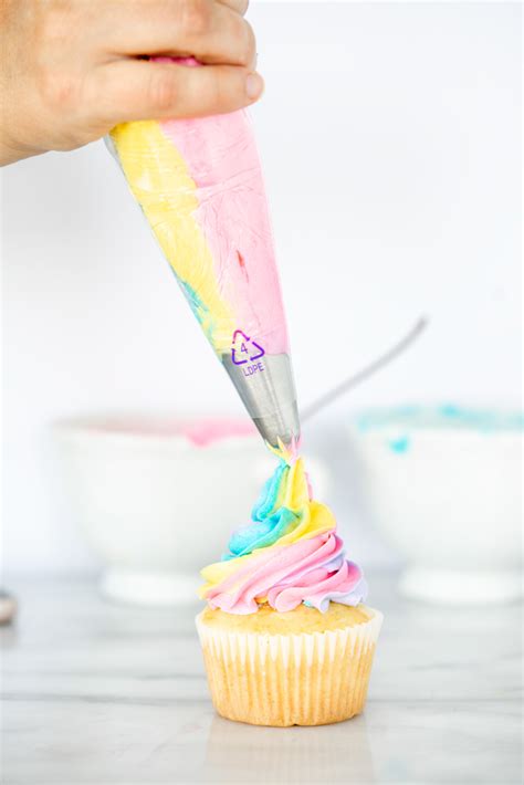 How To Make Rainbow Buttercream The Sugar Coated Cottage Recipe