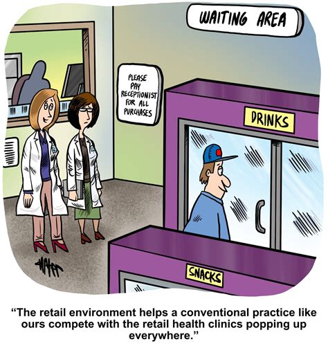 Medical Economics Cartoon What To Do With Patients While They Wait