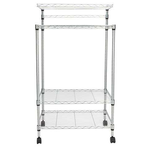 Clearance Microwave Cart With Storage 4 Tier Heavy Duty Corner Bakers