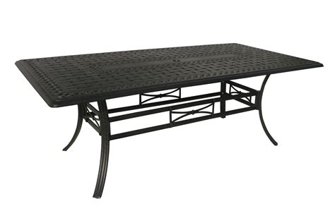 outdoor rectangular patio table iron tarra home universal outdoor ufctp523118pt patio