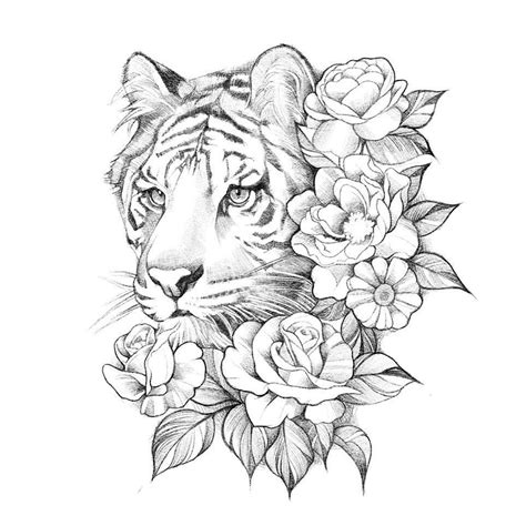 Many a flower lover will tell you about the qualities of a tiger lily. No photo description available. | Tiger tattoo design ...