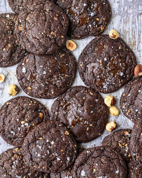 Double Chocolate Hazelnut Cookies Buttermilk By Sam