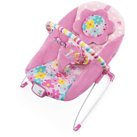 Bright Starts Pretty In Pink Bouncer Butterfly Cutout Bright Starts