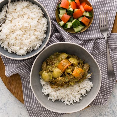 Chicken with sweet potatoes and cinnamon. Pulled Beef Massaman and Potato Curry with Basmati Rice ...