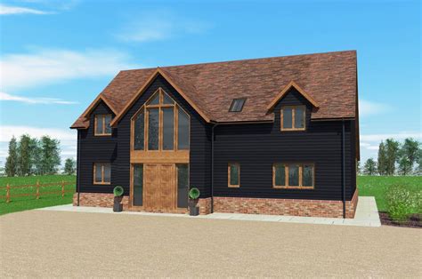 One Of Our New Home Designs The Malthouse Barn With Black Timber