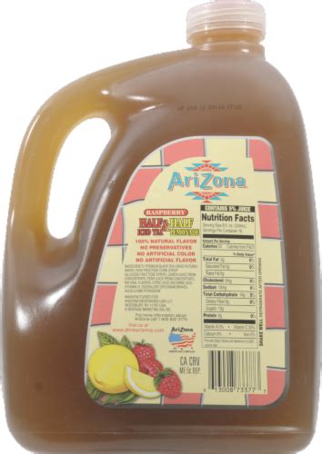 Arizona Half And Half Raspberry Iced Tea And Lemonade Gallon 128 Fl Oz