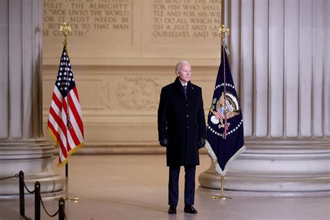Biden At The Lincoln Memorial I Have Never Been More Optimistic About
