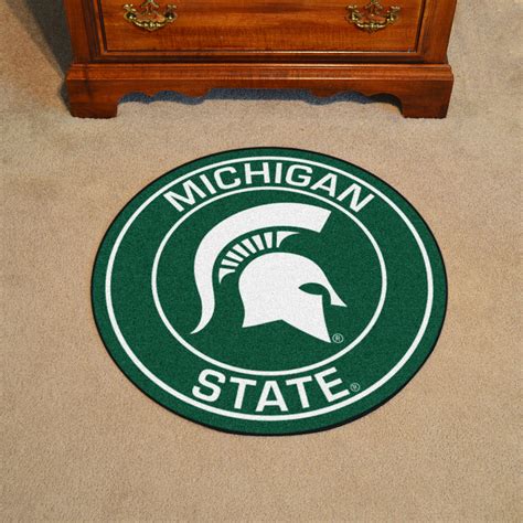 Michigan State University Spartans Logo Roundel Mat 27