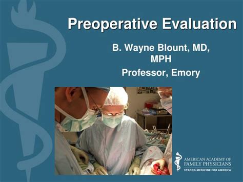 Ppt Preoperative Evaluation Powerpoint Presentation Free Download