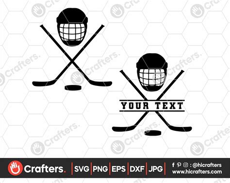 Hockey Svg Hockey Sticks Svg Png Dxf Eps Hi Crafters Hockey Stick