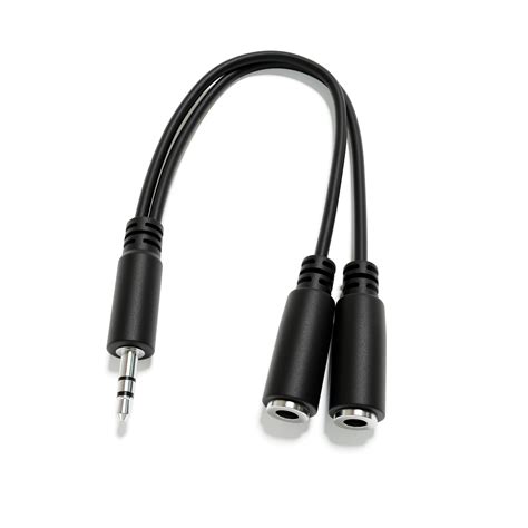 Audio Aux Splitter Cables Leads Y Adapter Stereo Mini Jack Trs 3