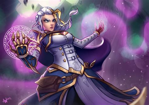 Jaina Proudmoore By Lushies Art World Of Warcraft Game Blood Of Heroes