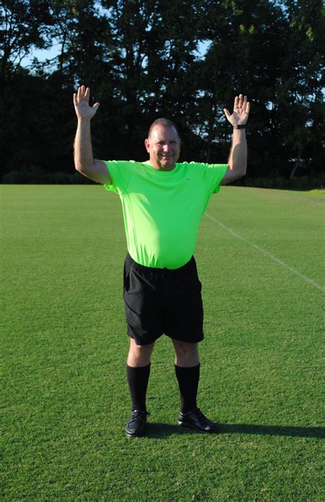 Soccer Referee And Assistant Referee Signals Coaching American Soccer