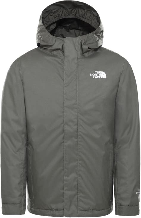 The North Face Youth Snow Quest Jacket New Taupe Green Tnf White