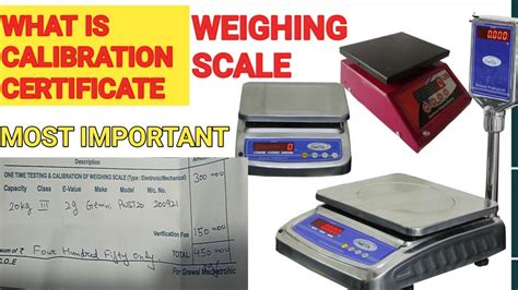 What Is Weighing Scale Calibration Certificatewhy Most Important For