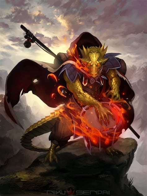 Dragonborn Bard By Nikusenpai On Deviantart Dungeons And Dragons