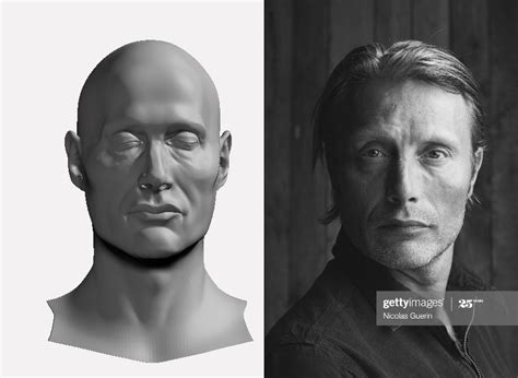 Wip Mads Mikkelsen Likeness Zbrushcentral