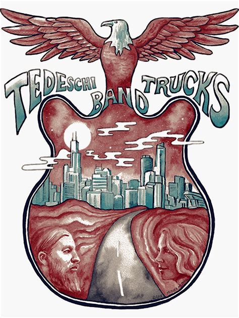 Tedeschi Trucks Band 6 Sticker For Sale By Lofthus99ldj Redbubble