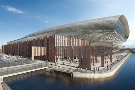 Everton's proposed new stadium will make a compelling presence on the city's waterfront skyline. Everton unveils final stadium design as plans go in - New ...