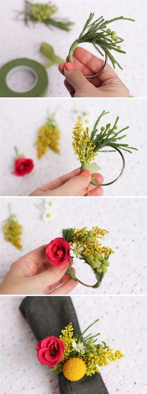 It's the space that friends and family gather around to enjoy great food—and greater company—and a beautiful tabletop can. Top 20 Lovely DIY Napkin Ring Ideas For Thanksgiving Table ...