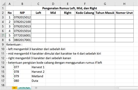 Latihan Left Mid Right Dan If Left Jarepati