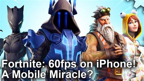 Fortnite Iphone At 60fps A Mobile Miracle Youtube
