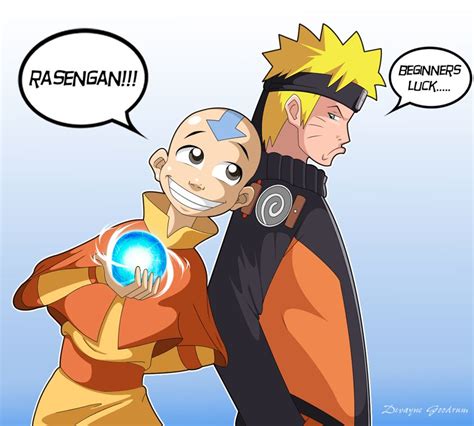 Aang Naruto Rasengan By Mightygoodrum On Deviantart Anime Anime
