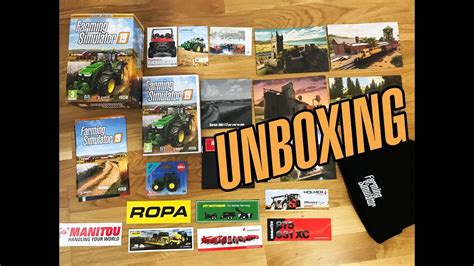 Collectors Edition Farming Simulator 19 Unboxing Youtube