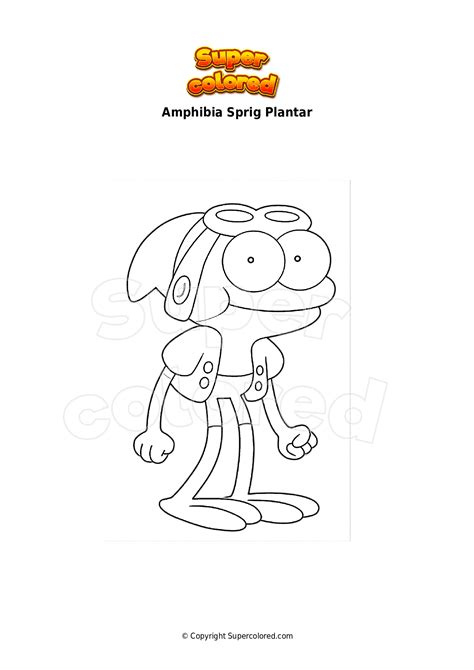 Coloring Page Amphibia Twig Supercolored