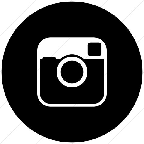 8 Black And White Instagram Icon Images Instagram Logo