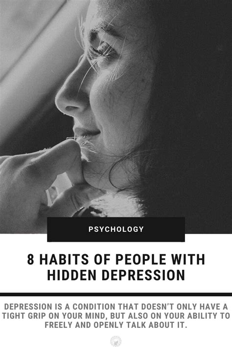 8 Habits Of People With Hidden Depression