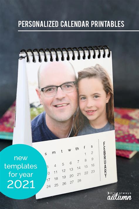Diy Mini 2021 Photo Calendar Free Printable Templates
