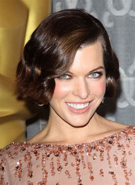 Milla Jovovich At Academy Of Motion Picture Arts And Sciences Awards