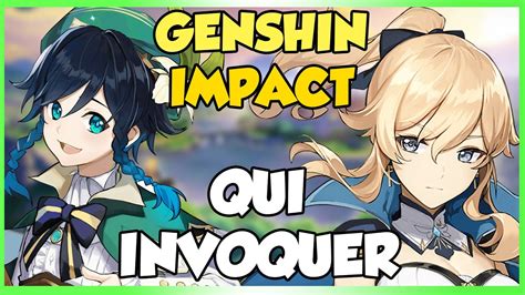 Bien Debuter Qui Invoquer And Reroll Genshin Impact Pc Youtube