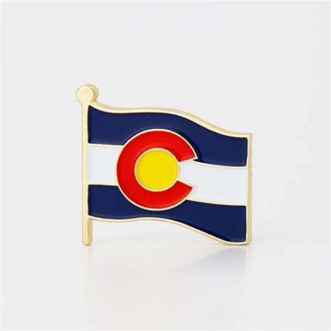 Colorado Flag Lapel Pin Lapel Pins Gs