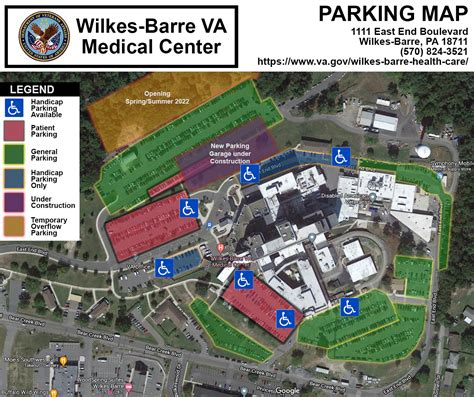 Parking Va Wilkes Barre Health Care Veterans Affairs