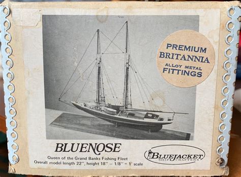 Bluenose Bluejacket Model Kit 1975 Vintage Bluenose Queen Of The