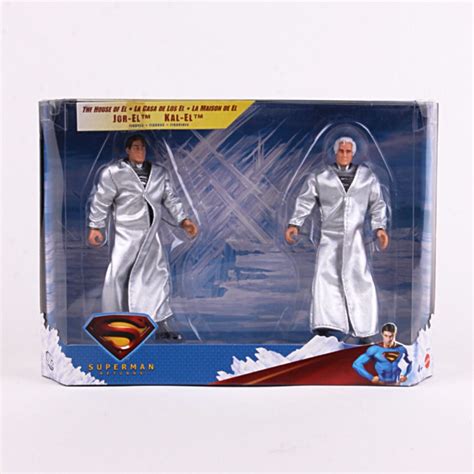 Jor El And Kal El Modern 2006 Superman Returns Action Figures