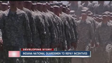 Indiana National Guard Recruits Ordered To Repay Incentives YouTube
